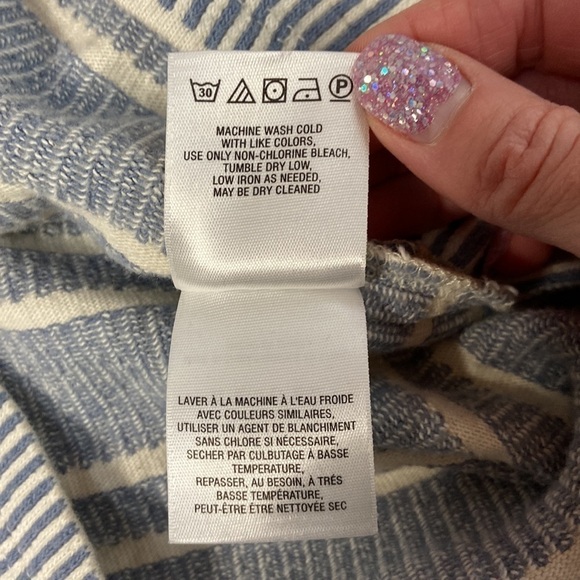 Anthropologie Postmark Striped Boat Neck Quarter Sleeve Size Small Shirt Top - Picture 9 of 16